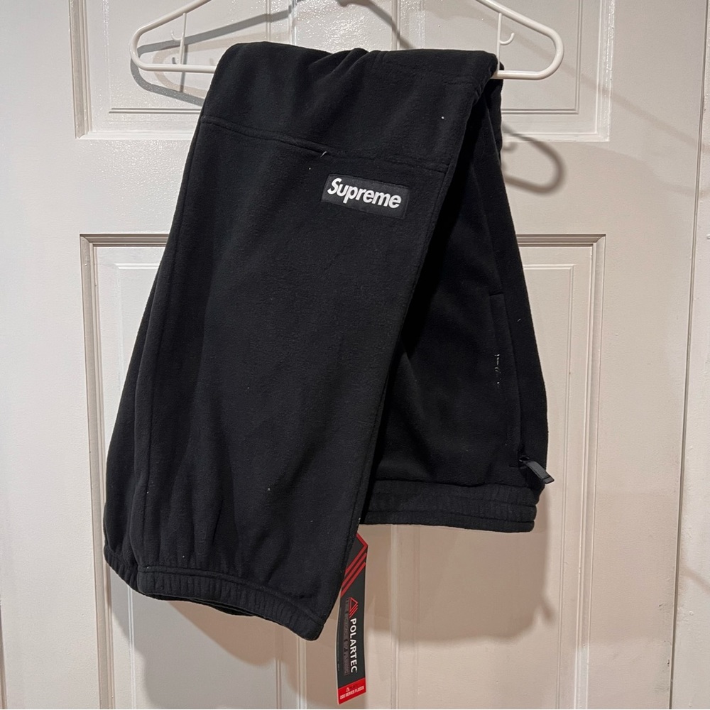 Supreme Sweatpants Fleece Black Medium